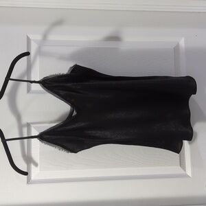 Black Satin Cami